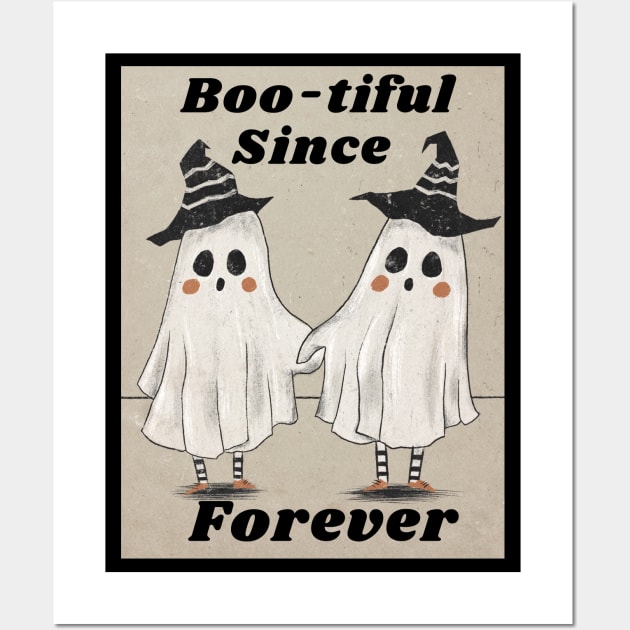 Bootiful Since Forever Halloween Boo Wall Art by Artist usha